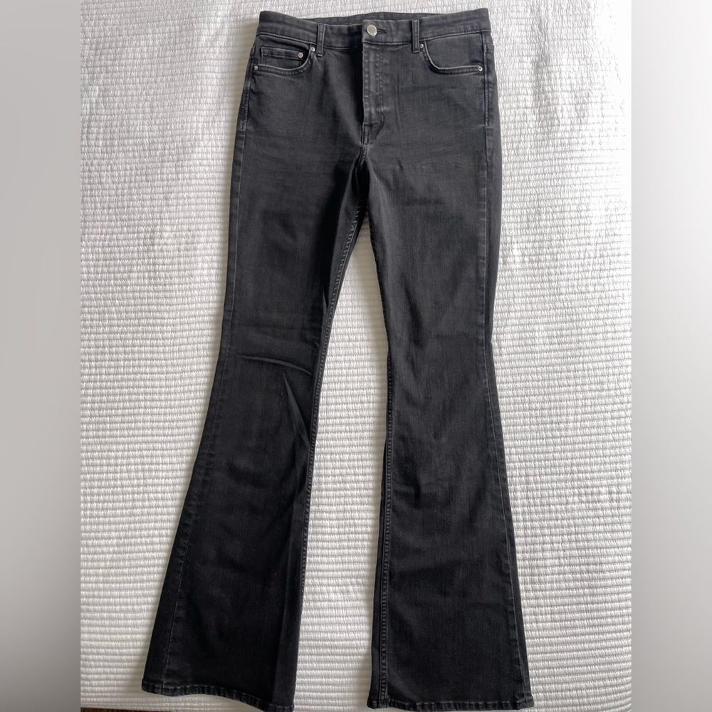 Black Flared Jeans Size 8